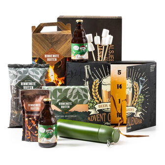 Kerstpakket Bier, Snacks &amp; Sokken