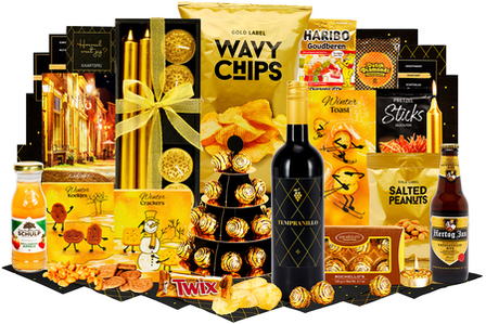 Kerstpakket Stralend goud