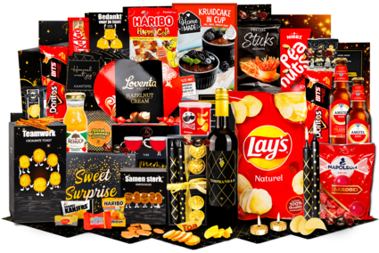 Kerstpakket Rood zwart smulfestijn