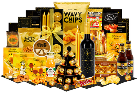 Kerstpakket Volume in goud
