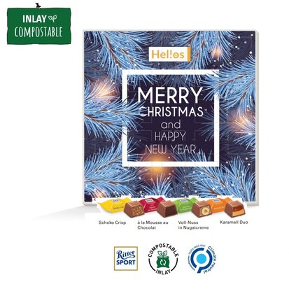 adventskalender vierkant chocolade