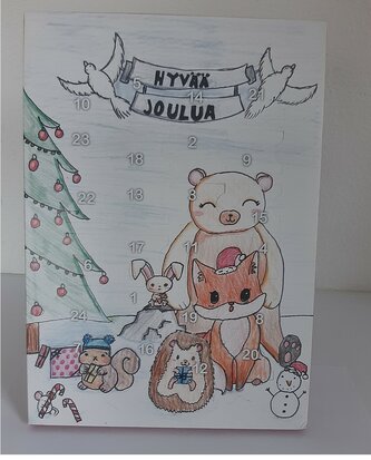 A4 Adventskalender | FC bedrukt