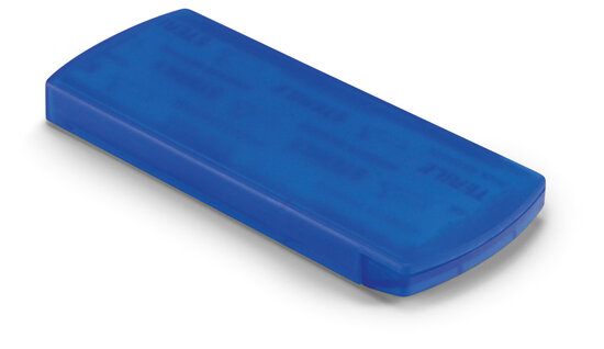 pleisters in doosje blauw