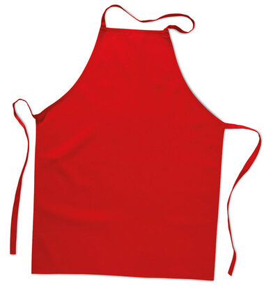 Keukenschort katoenrood