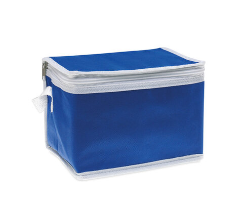 koeltas 6 blikjes blauw