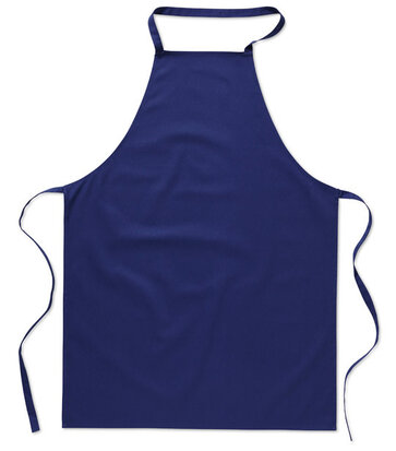 Keukenschort katoen blauw