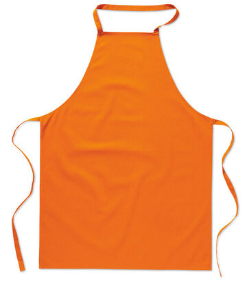 Keukenschort katoen oranje