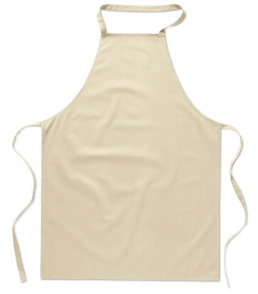 Keukenschort katoen beige