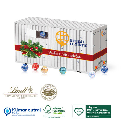 lindt container adventskalender