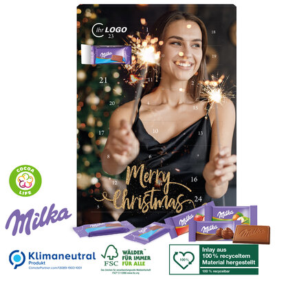 Milka dventskalender gemengd