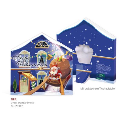 Eco kersthuis Lindt adventskalender