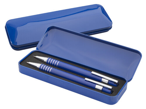 schrijfset Sheridan blauw