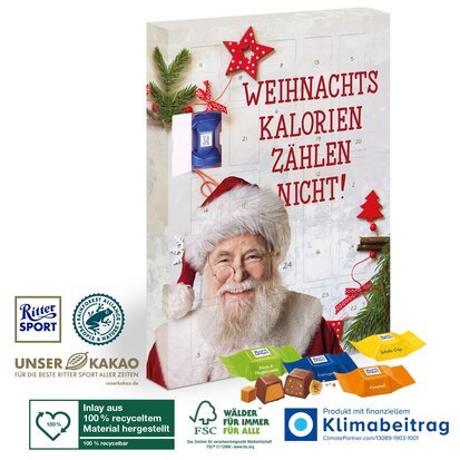 Rittersport blokjes adventskalender