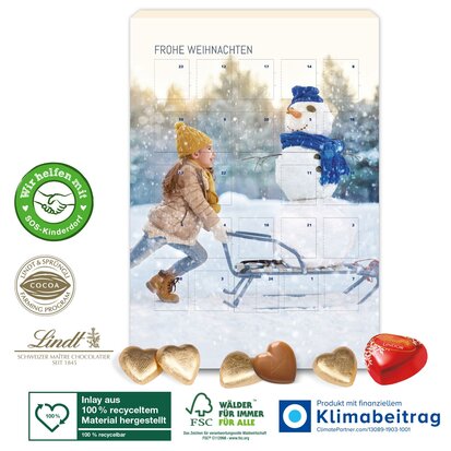 hartjes adventskalender voorbeeld