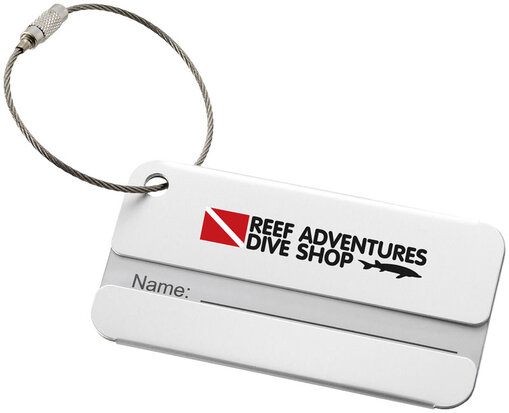 discovery bagagelabel logo