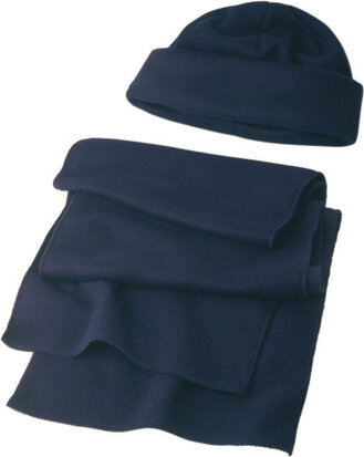 muts en sjaal blauw