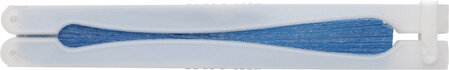 papier waaier blauw