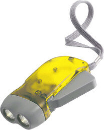 zaklamp geel