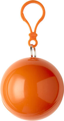 poncho in bal oranje