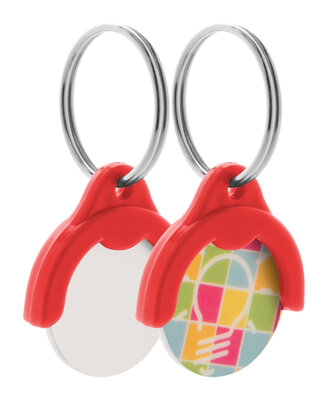 Sleutelhanger token rood