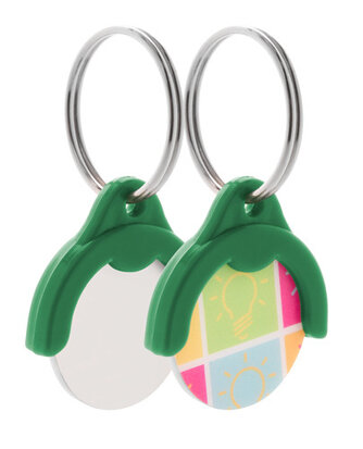 Sleutelhanger token groen