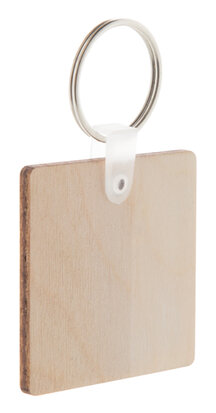 sleutelhanger woody C vierkant