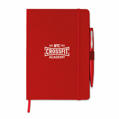 A5 notitieboekje met balpen sample