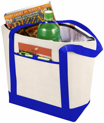 Lighthouse non-woven koeldraagtas sample