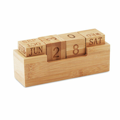 Bureaukalender bamboo sample