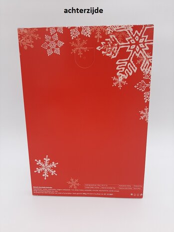 achterzijde adventskalender
