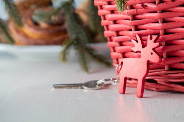 Sleutelhanger Reinsdyr sample