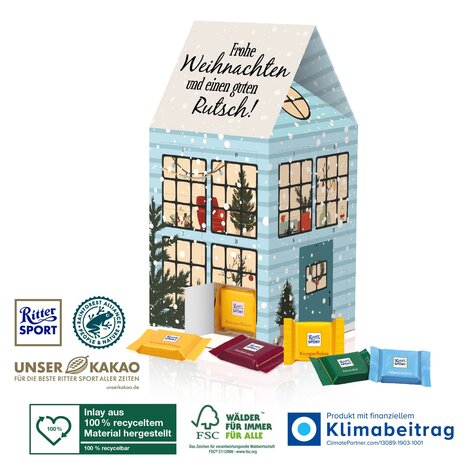 XL kersthuis Rittersport